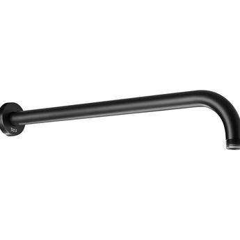 Brat drept de perete pentru palaria de dus, 400 mm, Black Matt