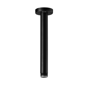 Brat pentru palaria de dus, montare in tavan, 20 cm, Black Matt